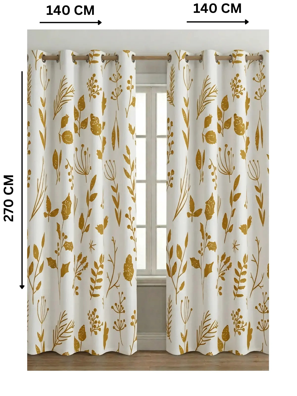 Botanical Style - ستارة قطيفة همر 280سم×270 سم | طباعة ديجيتال