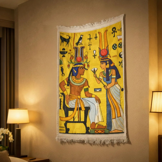 pharaonic-wall-hanging-egyptian-royal-scene-yellow