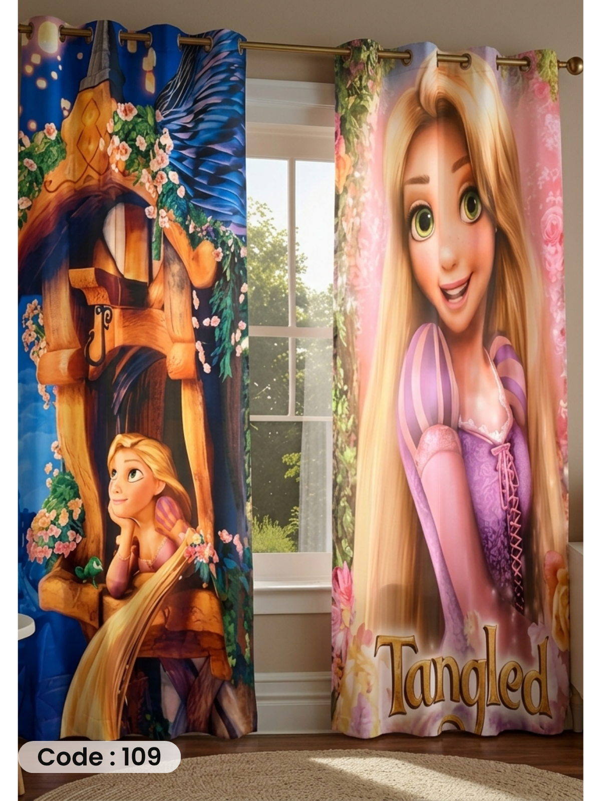 Rapunzel Dream - ستارة أطفال 140×270 سم | طباعة ديجيتال