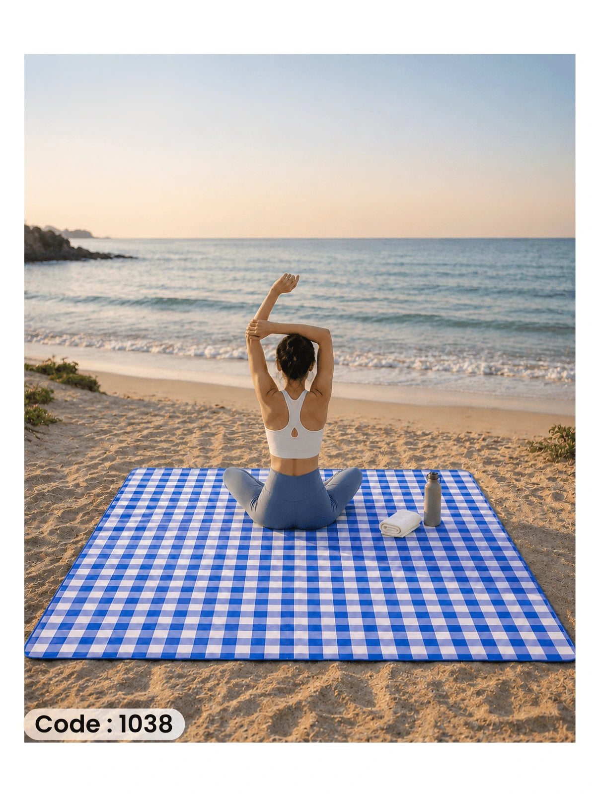 Classic Gingham Picnic Tablecloth | Premium Cotton Collection - مفرش كاروهات كلاسيك للحدائق والرحلات – قطن فاخر