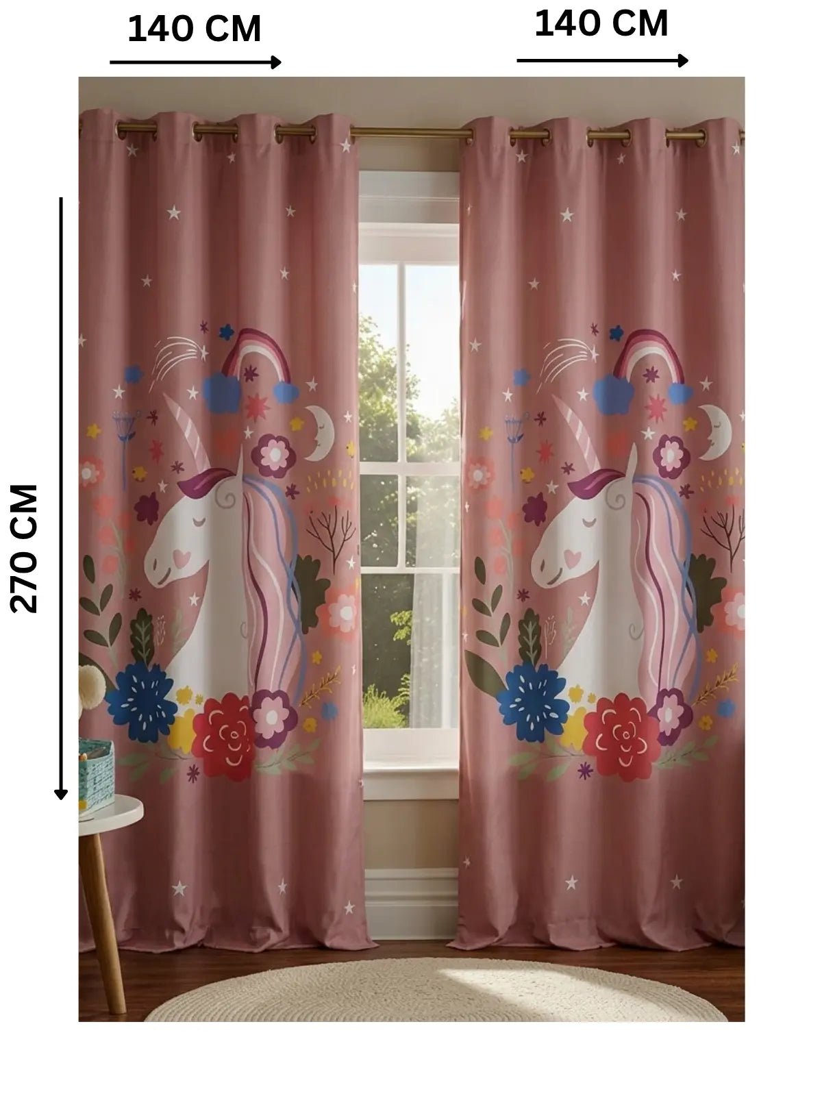 Unicorn Dream - ستارة أطفال 280سم×270 سم | طباعة ديجيتال