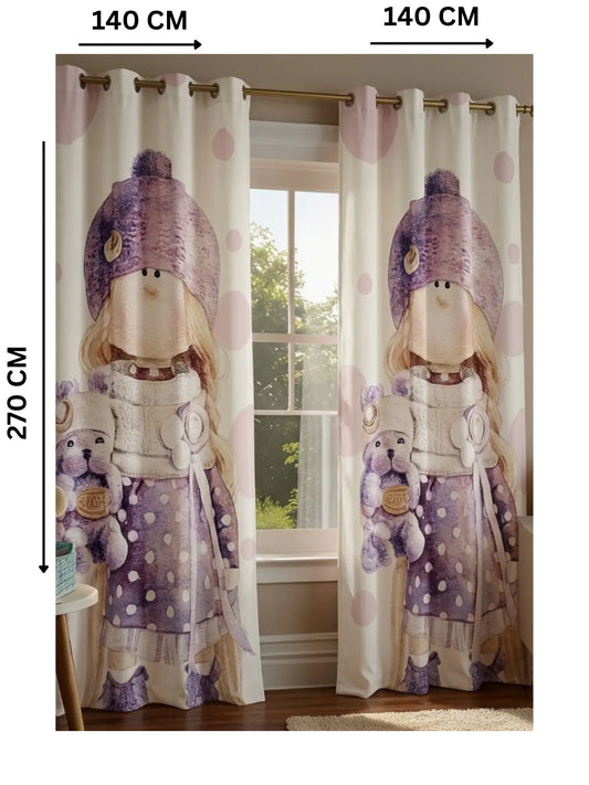 ستارة أطفال بناتي 140×270 سم | طباعة ديجيتال
