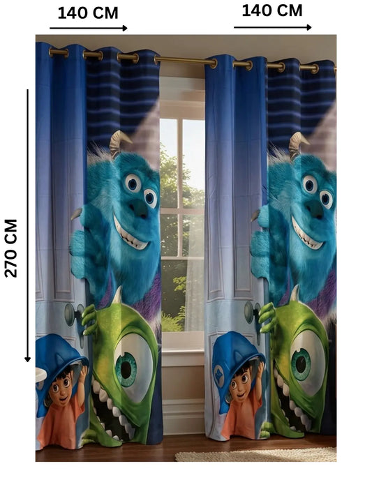 Monster Fun - ستارة أطفال بتصميم الوحوش الكيوت 140×270 سم | طباعة ديجيتال