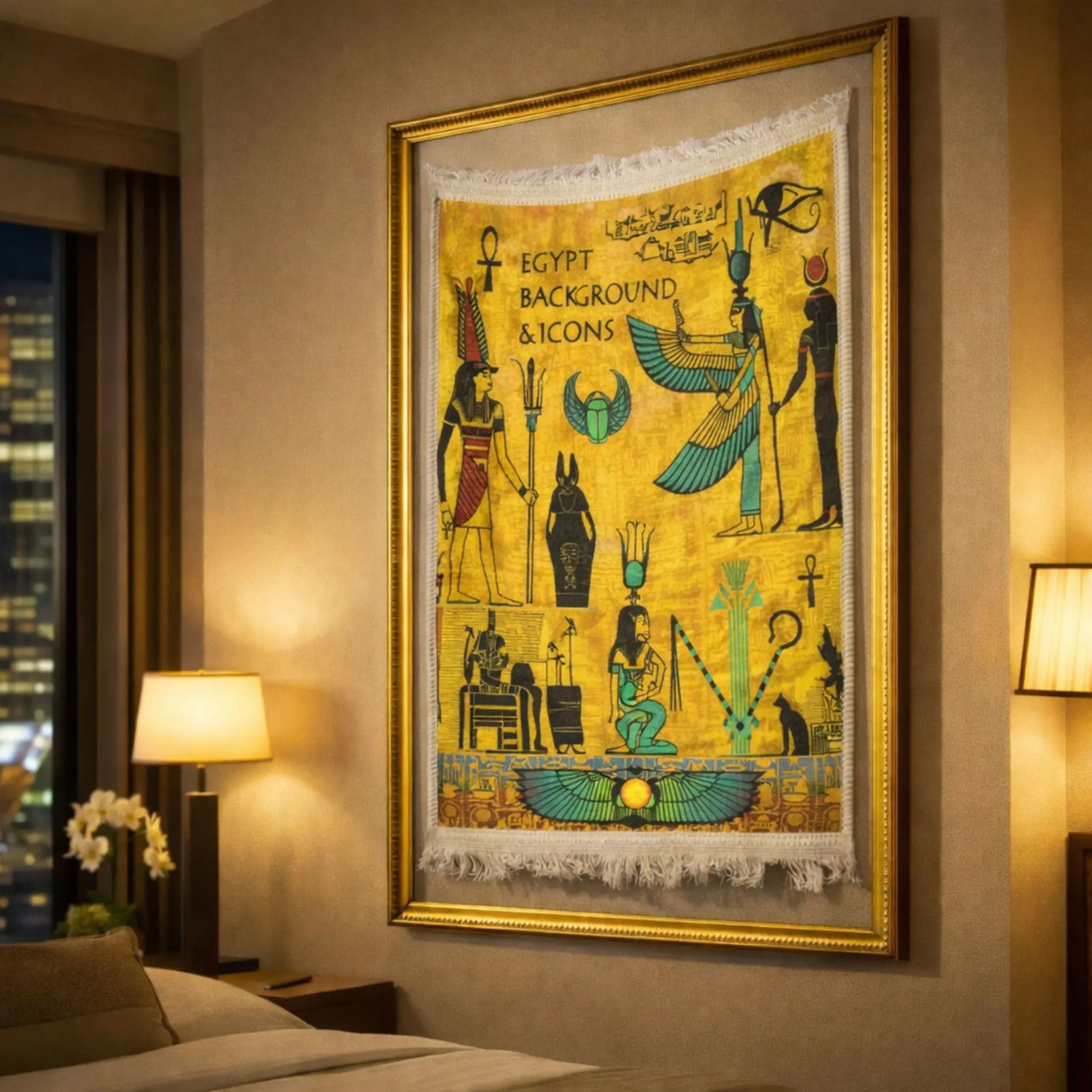 ancient-egypt-gods-and-symbols-framed-wall-hanging