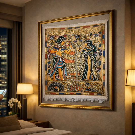 ancient-egyptian-royal-scene-frame-wall-rug