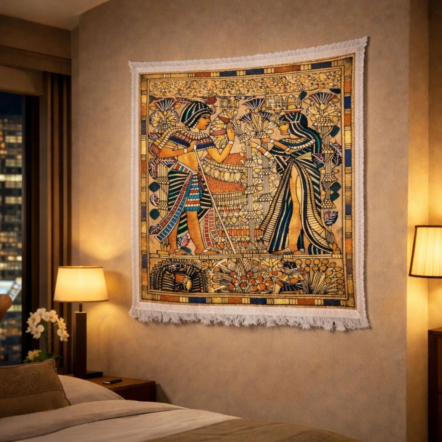 ancient-egyptian-royal-scene-wall-rug