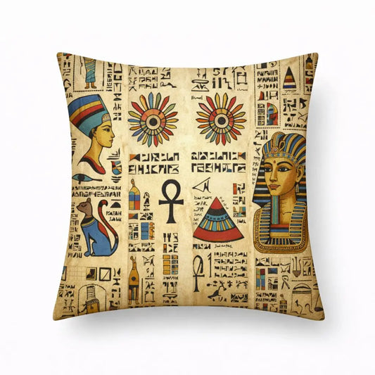 ancient-egyptian-symbols-hieroglyphics-art-throw-pillow-front-view