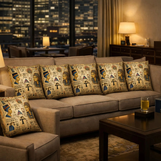 ancient-egyptian-symbols-hieroglyphics-art-throw-pillow