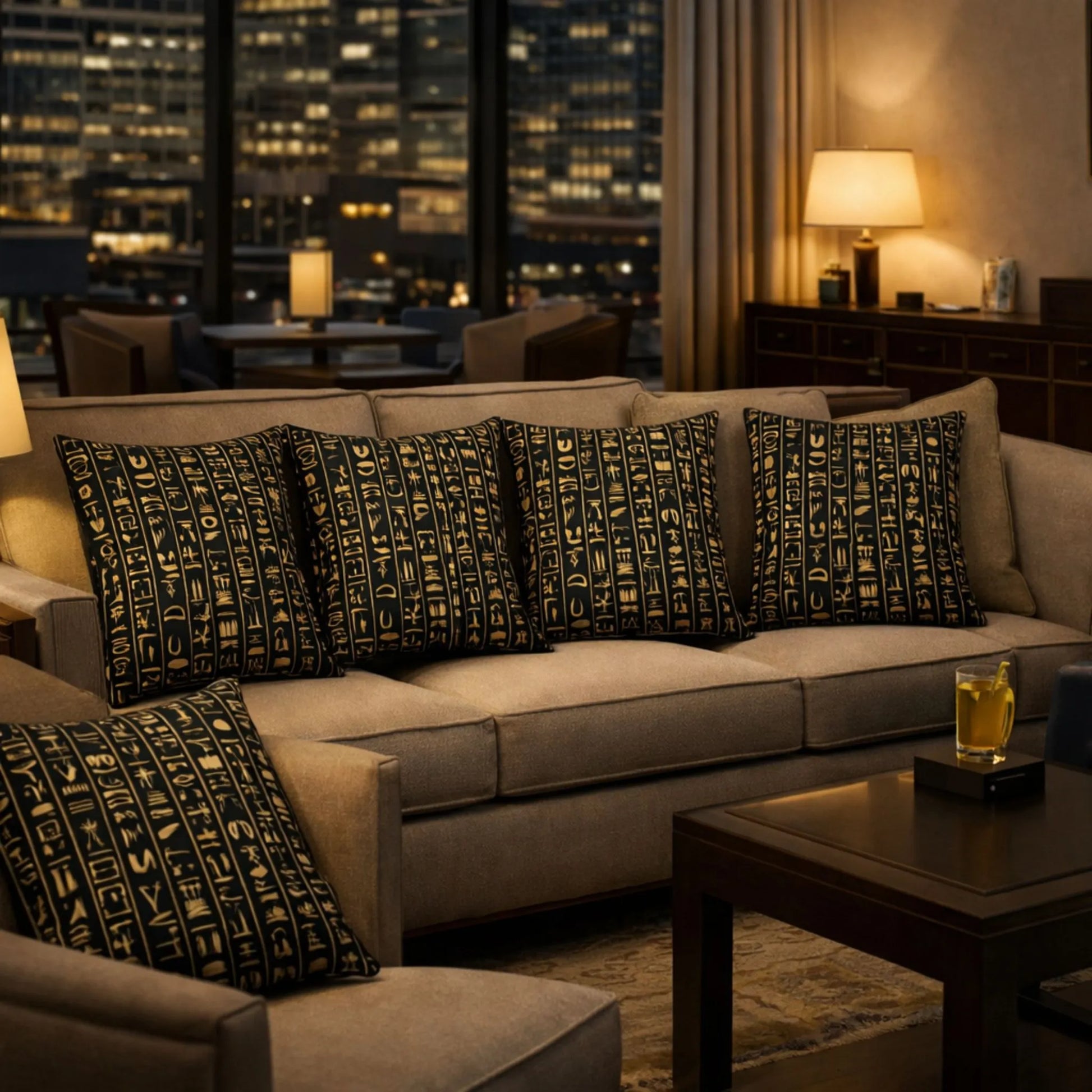 black-egyptian-hieroglyphic-cushion-cover-gold