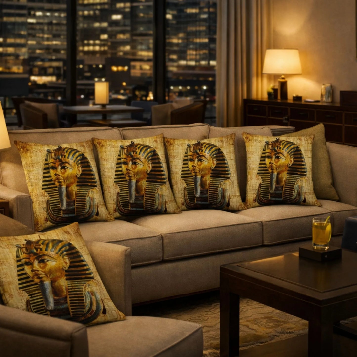egyptian-pharaoh-face-cushion-gold-design