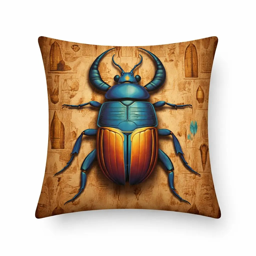 egyptian-scarab-beetle-ancient-symbol-throw-pillow-front-view