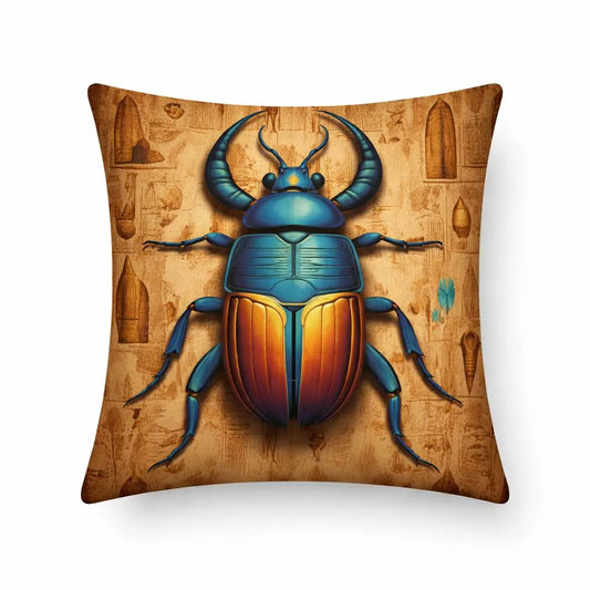egyptian-scarab-beetle-ancient-symbol-throw-pillow-front-view