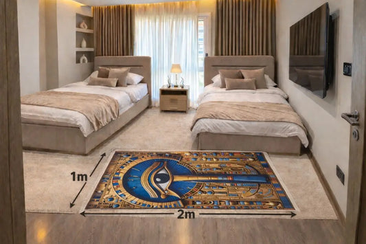  بديل سجاد فرعوني فاخر – تصميم – تصميم عين حورس الملكية والنقوش الفرعونية