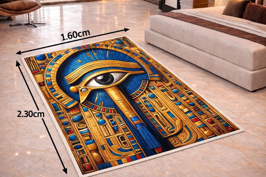  بديل سجاد فرعوني فاخر – تصميم – تصميم عين حورس الملكية والنقوش الفرعونية