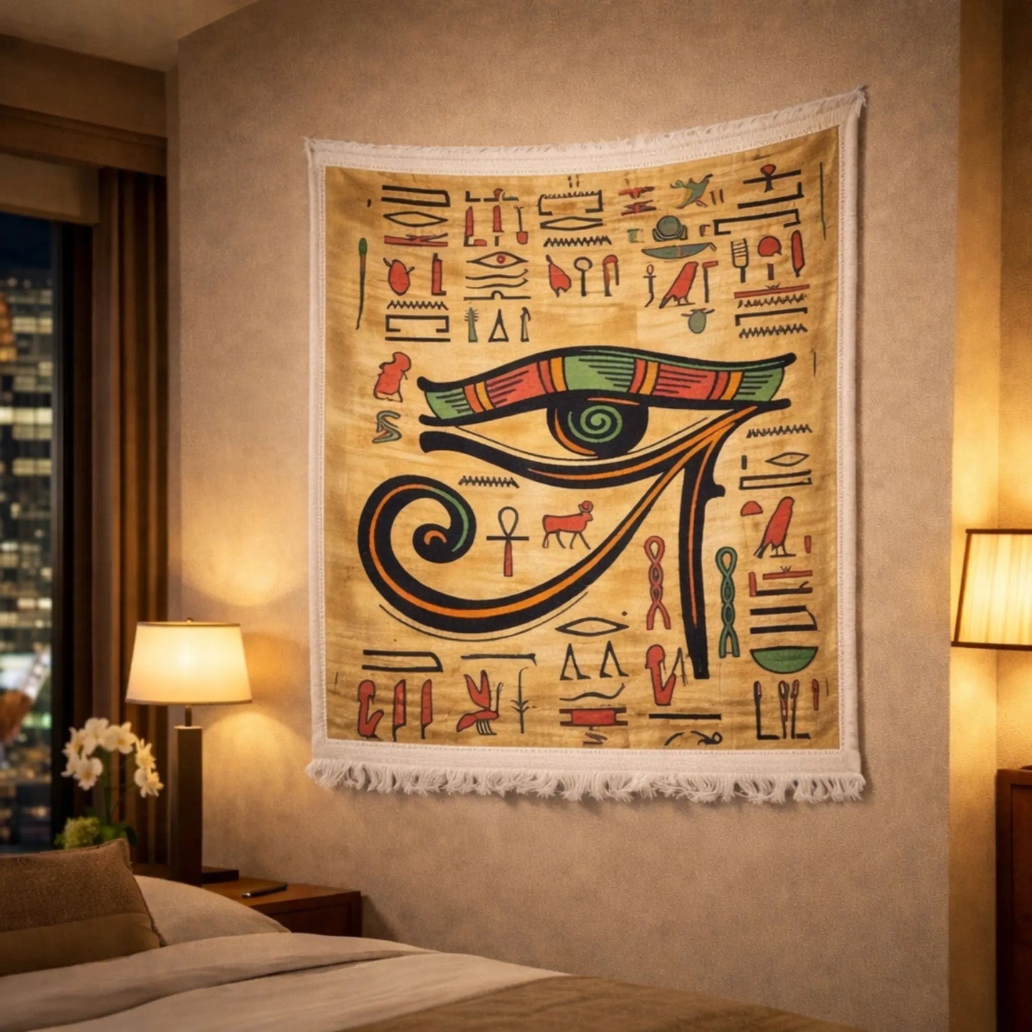 pharaonic-eye-of-horus-wall-rug-decor-wall-view