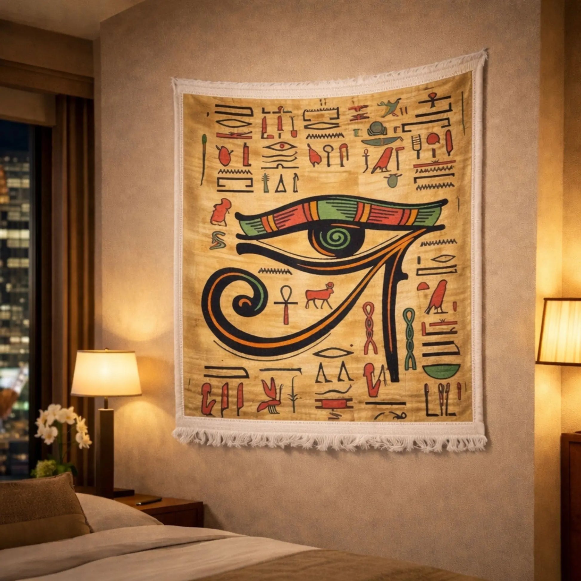 pharaonic-eye-of-horus-wall-rug-decor-wall-view