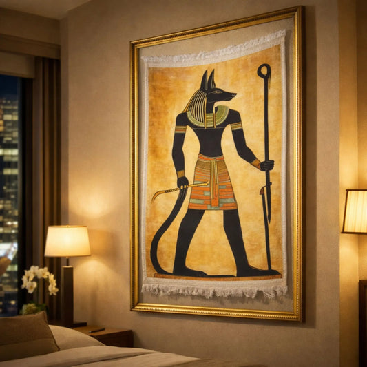 pharaonic-frame-view-wall-rug-anubis-design