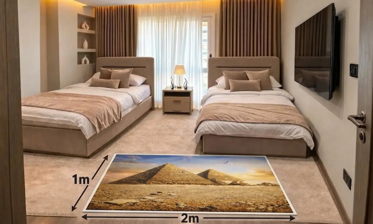 بديل سجاد فرعوني فاخر  تصميم أهرامات الجيزة