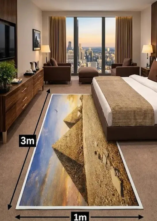  بديل سجاد فرعوني فاخر  تصميم أهرامات الجيزة